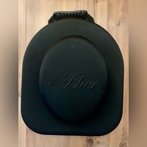 Asher New York Travel Hat Box Hard Hat Holder for Fedora Straw Panama Boater